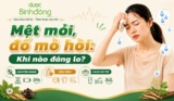 Mệt mỏi đổ mồ hôi: Nguyên nhân, dấu hiệu bất thường và cách xử lý