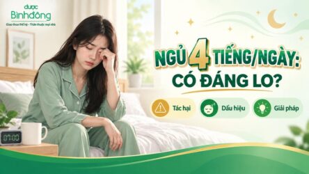 Ngủ 4 tiếng 1 ngày có sao không? 5 ảnh hưởng dài hạn và cách giảm mệt mỏi