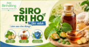 Cách làm siro trị ho, tiêu đờm tại nhà và những điều cần lưu ý