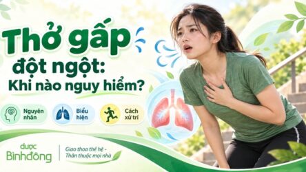 Thở gấp: Nguyên nhân, dấu hiệu nguy hiểm và cách xử trí