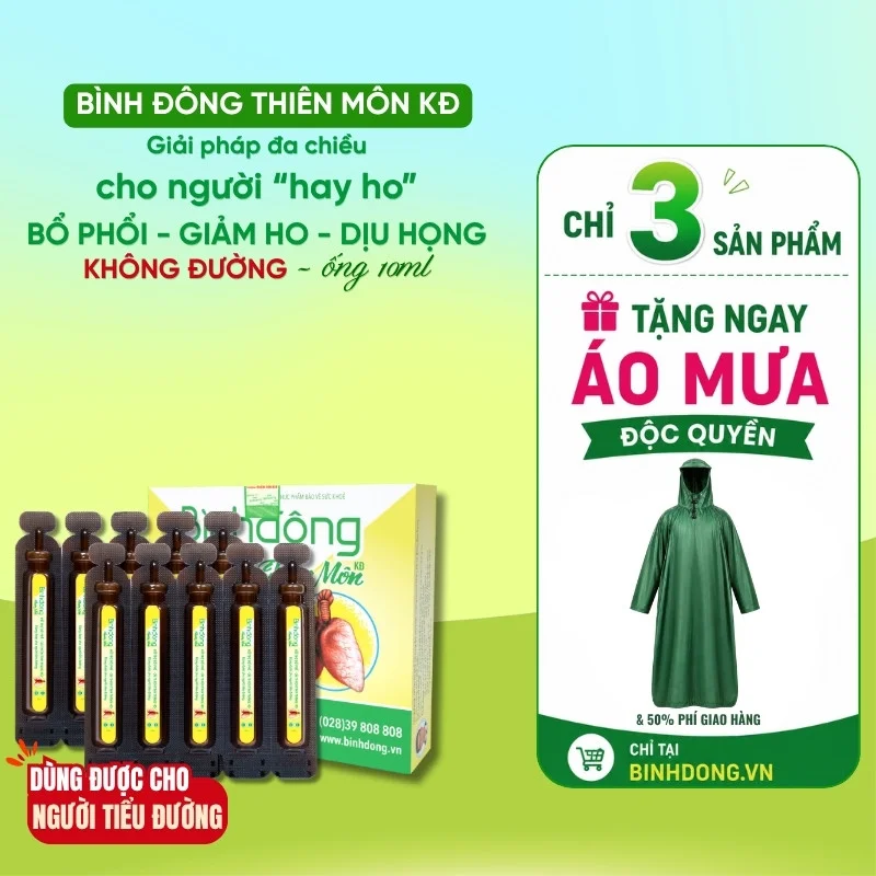 Bình Đông Thiên Môn KĐ (Hộp 10 ống x 10ml/ống)