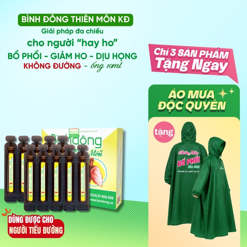 Bình Đông Thiên Môn KĐ (Hộp 10 ống x 10ml/ống)