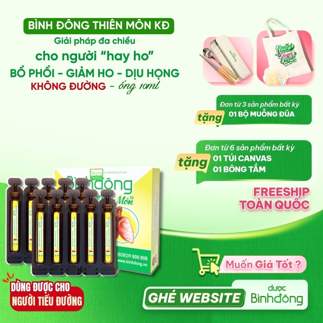 Bình Đông Thiên Môn KĐ (Hộp 10 ống x 10ml/ống)