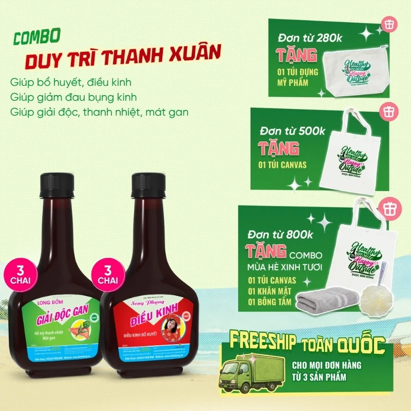 Combo Duy Trì Thanh Xuân – Bình Đông