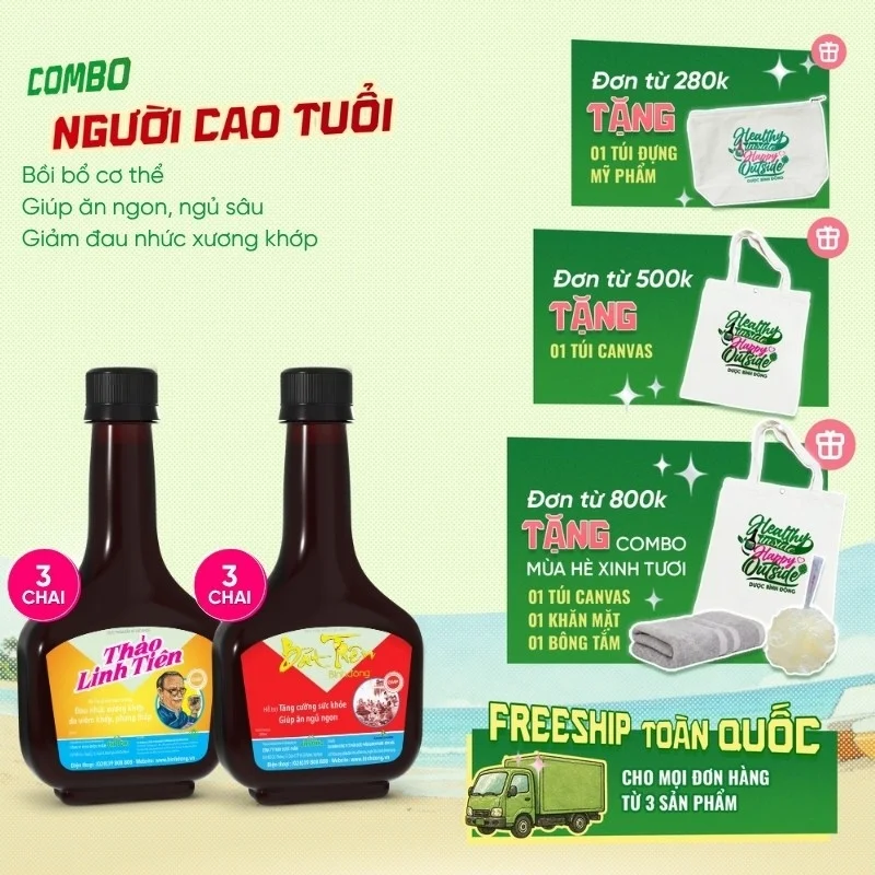 Combo Người Cao Tuổi – Bình Đông