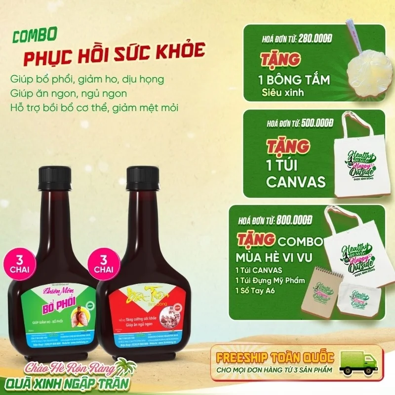 Combo Phục Hồi Sức Khỏe – Bình Đông