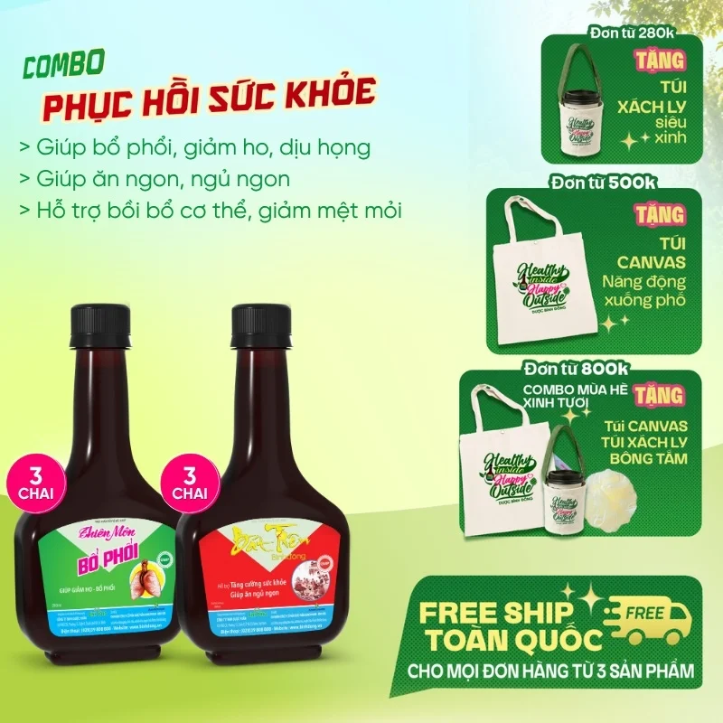 Combo Phục Hồi Sức Khỏe – Bình Đông