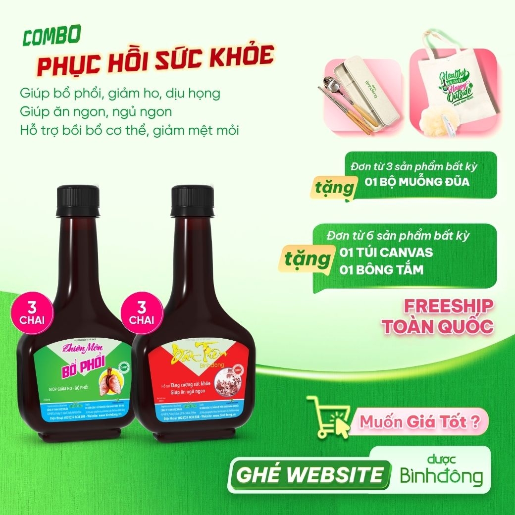 Combo Phục Hồi Sức Khỏe – Bình Đông