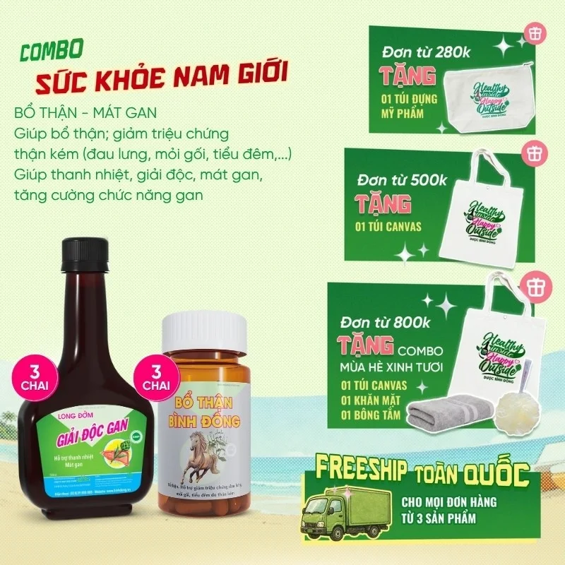 Combo Sức Khỏe Nam Giới – Bình Đông