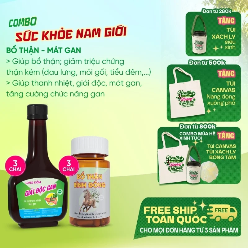 Combo Sức Khỏe Nam Giới – Bình Đông