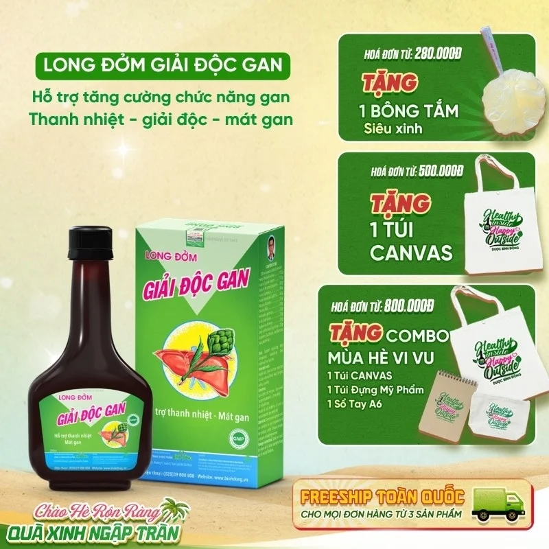 Long Đởm Giải Độc Gan – Dược Bình Đông