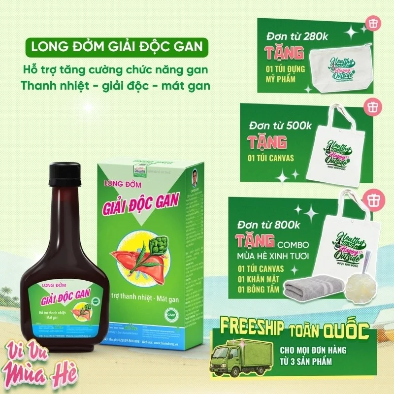 Long Đởm Giải Độc Gan – Dược Bình Đông