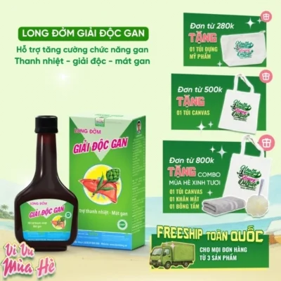Long Đởm Giải Độc Gan – Dược Bình Đông