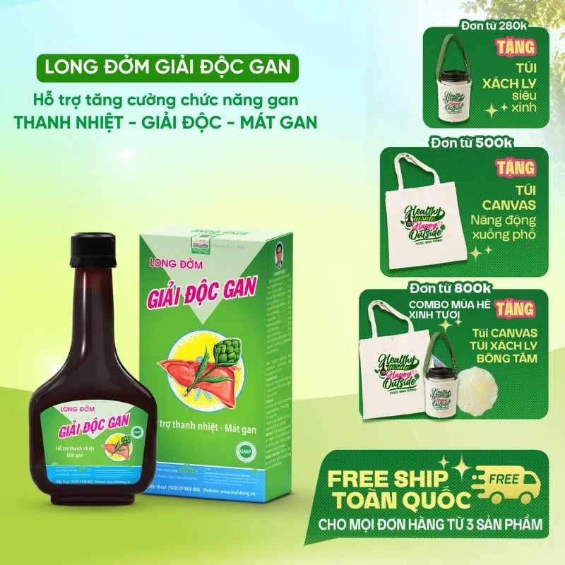 Long Đởm Giải Độc Gan – Dược Bình Đông