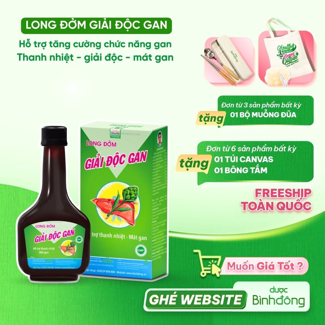 Long Đởm Giải Độc Gan – Dược Bình Đông