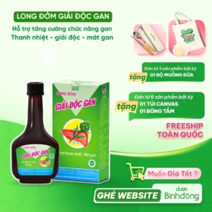 Long Đởm Giải Độc Gan – Dược Bình Đông