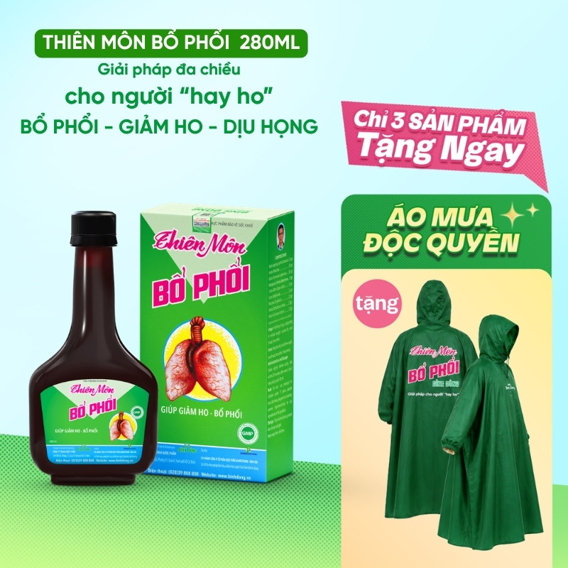 Thiên Môn Bổ Phổi – Dược Bình Đông (chai 280ml)