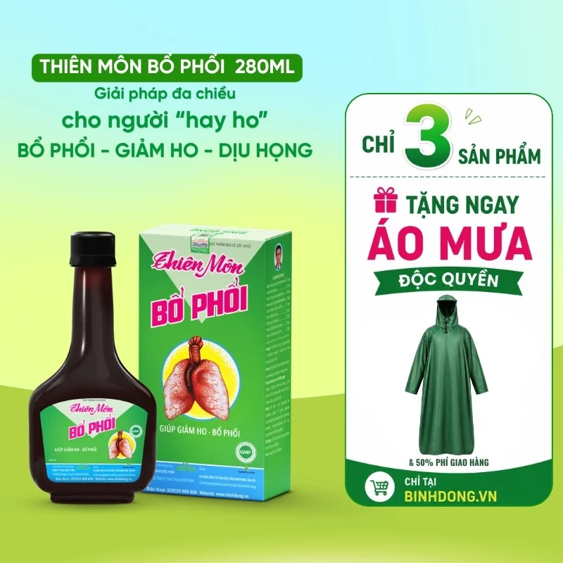 Thiên Môn Bổ Phổi – Dược Bình Đông (chai 280ml)