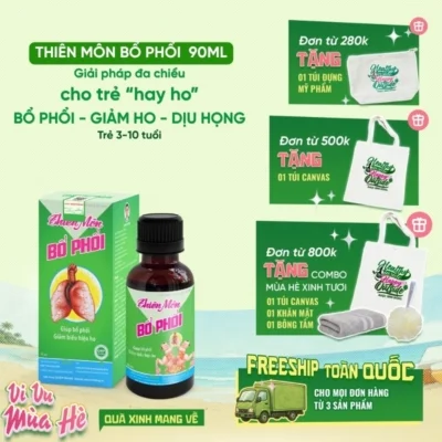Thiên Môn Bổ Phổi – Dược Bình Đông (chai 90ml) – Trẻ em