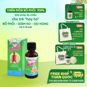 Thiên Môn Bổ Phổi – Dược Bình Đông (chai 90ml) – Trẻ em