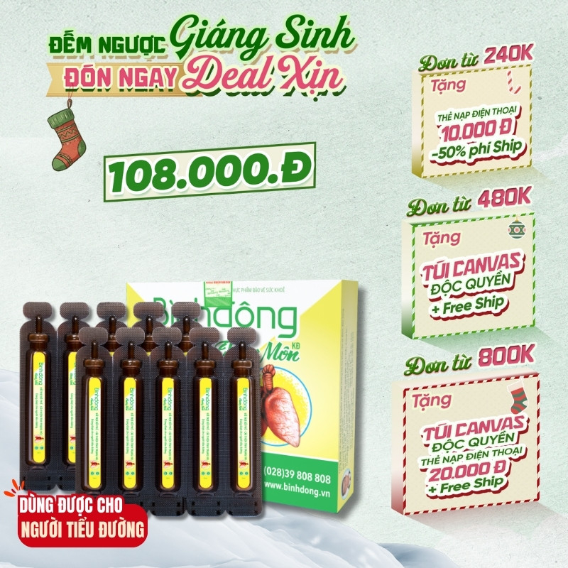 Bình Đông Thiên Môn KĐ (Hộp 10 ống x 10ml/ống)