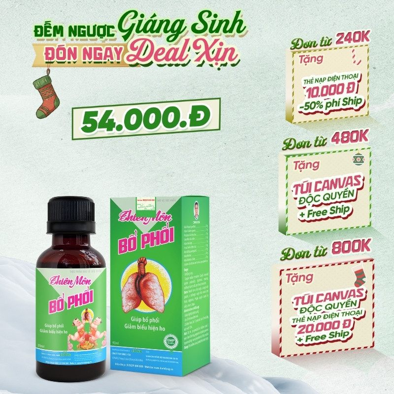 Thiên Môn Bổ Phổi – Dược Bình Đông (chai 90ml) – Trẻ em