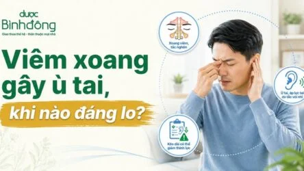 Viêm xoang ù tai có nguy hiểm không? Nguyên nhân và Cách giảm tại nhà