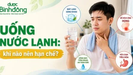 Uống nước lạnh có tốt không? Khi nào nên uống? Tác hại, Cách uống đúng