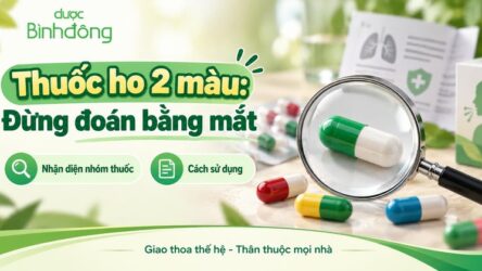 Thuốc ho 2 màu: Nhận diện, thành phần, công dụng và lưu ý khi dùng