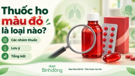 Thuốc ho màu đỏ: Cách nhận diện đúng loại siro, viên thuốc và vỏ hộp dễ nhầm lẫn