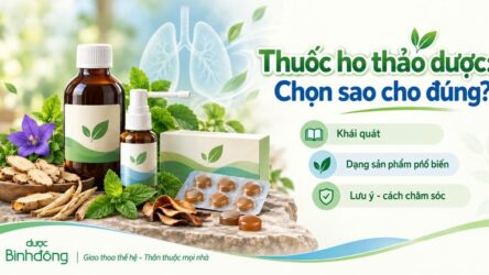 Các sản phẩm giảm ho và thuốc ho thảo dược: Khi nào nên dùng, khi nào cần đi khám?