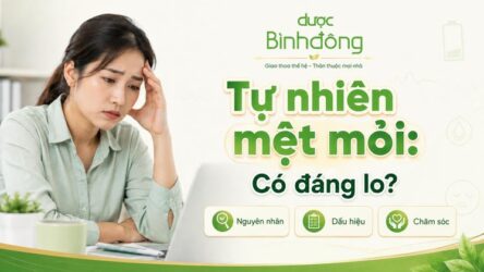 Tự nhiên mệt mỏi không rõ nguyên nhân: Dấu hiệu và cách cải thiện