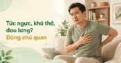 Tức ngực khó thở đau lưng: Dấu hiệu nguy hiểm và khi nào cần đi khám