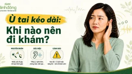 Ù tai kéo dài có nguy hiểm không? Khi nào cần đi khám?
